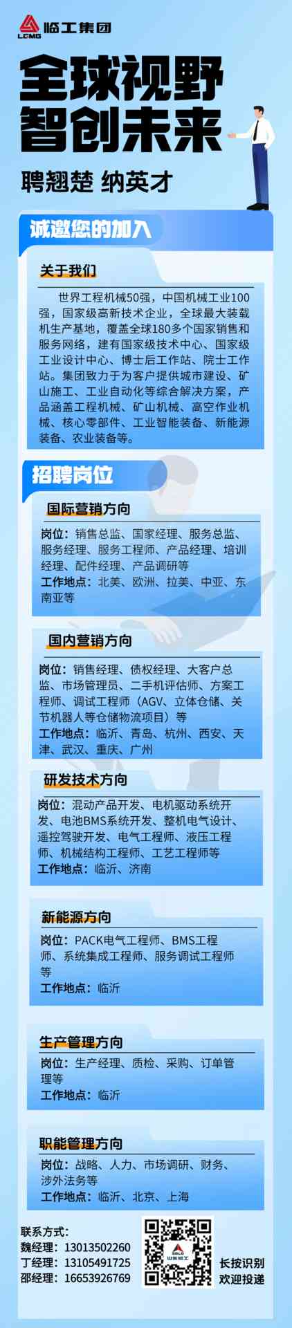 全球视野,智创未来,临工集团热招岗位等您投递!(图1) 全球视野,智创未来,临工集团热招岗位等您投递!(图1)