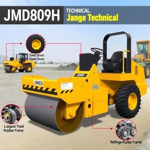 江苏骏马 JMD809H 压路机(图2) 江苏骏马 JMD809H 压路机(图2)