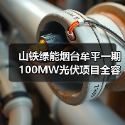 山铁绿能烟台牟平一期100MW光伏项目全容量并网成功（图2）