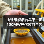 山铁绿能烟台牟平一期100MW光伏项目全容量并网成功（图1）