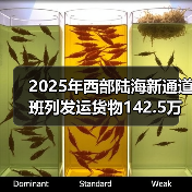 2025年西部陆海新通道班列发运货物142.5万标箱 同比增(图4) 2025年西部陆海新通道班列发运货物142.5万标箱 同比增(图4)
