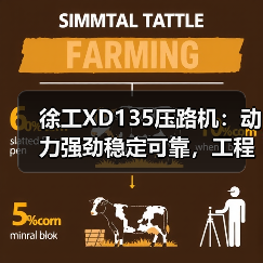 徐工XD135压路机：动力强劲稳定可靠，工程作业更高效！（图2）