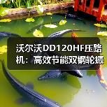 沃尔沃DD120HF压路机：高效节能双钢轮振动压实的首选？（图1）
