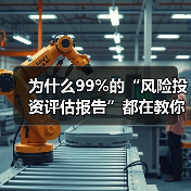 为什么99%的“风险投资评估报告”都在教你如何优雅地亏钱?(图3) 为什么99%的“风险投资评估报告”都在教你如何优雅地亏钱?(图3)