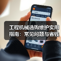 工程机械选购维护实用指南:常见问题与省钱方法2026(图4) 工程机械选购维护实用指南:常见问题与省钱方法2026(图4)