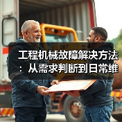 工程机械故障解决方法:从需求判断到日常维护完整指南(图2) 工程机械故障解决方法:从需求判断到日常维护完整指南(图2)
