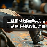 工程机械故障解决方法:从需求判断到日常维护完整指南(图4) 工程机械故障解决方法:从需求判断到日常维护完整指南(图4)