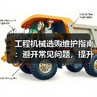 工程机械选购维护指南:避开常见问题,提升设备效率2026(图4) 工程机械选购维护指南:避开常见问题,提升设备效率2026(图4)