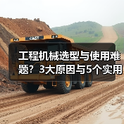 工程机械选型与使用难题?3大原因与5个实用解决方法(图3) 工程机械选型与使用难题?3大原因与5个实用解决方法(图3)