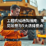 工程机械选购指南:常见场景与5大选择要点(图3) 工程机械选购指南:常见场景与5大选择要点(图3)